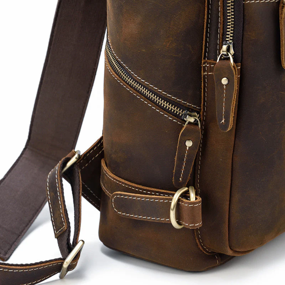 NOVOA - Leder Rucksack Rucksack