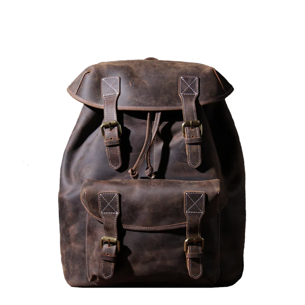 CADIZ - Leather Knapsack