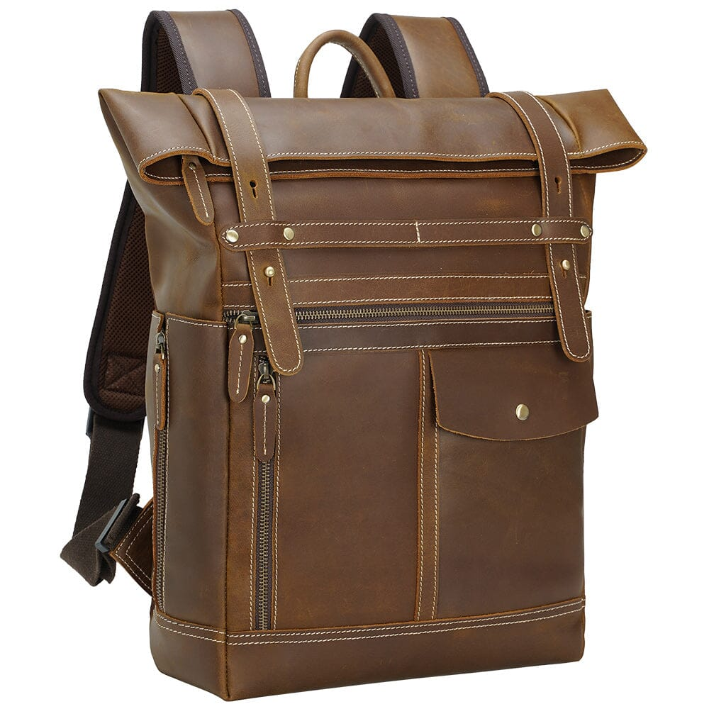 VINSON - Leder Laptop-Buchtasche