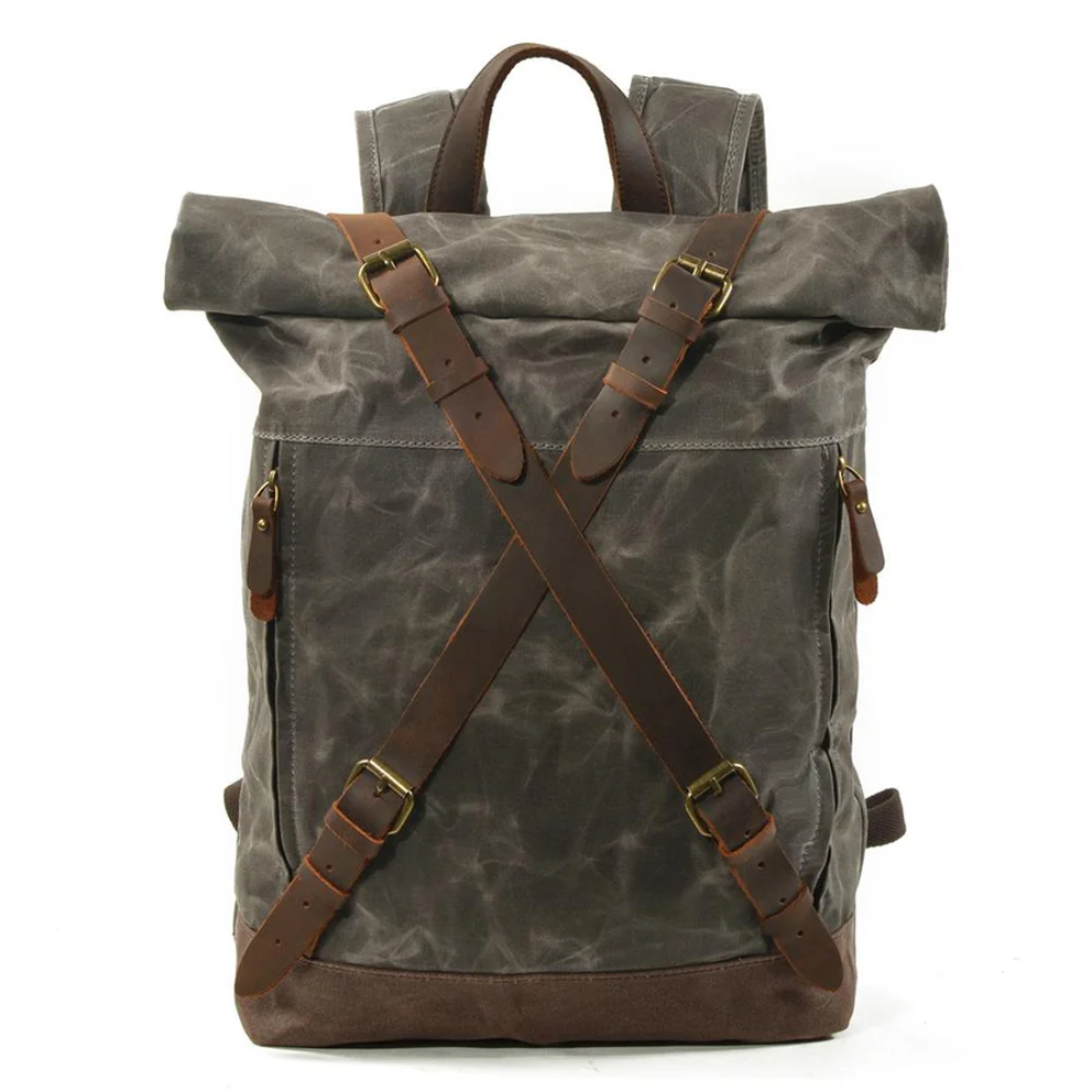 WEXEN – Canvas Rucksack mit Kreuzgurten