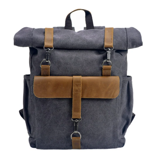 LENNO – Canvas Rolltop Rucksack