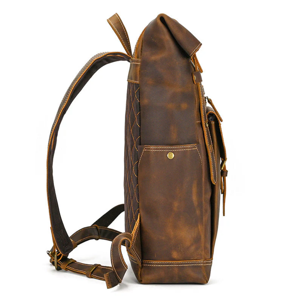 Leder Laptop Rucksack für Herren |  Kaiser