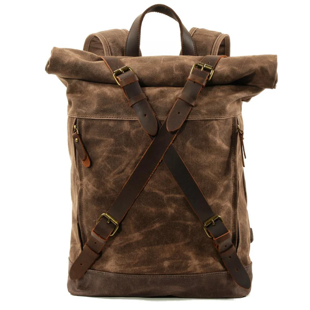 WEXEN – Canvas Rucksack mit Kreuzgurten