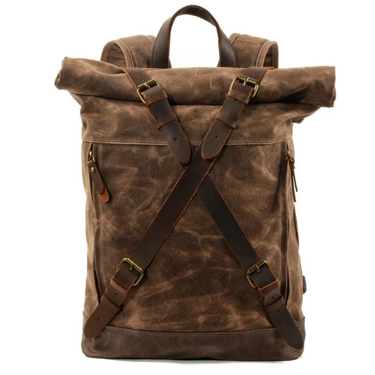 WEXEN – Canvas Rucksack mit Kreuzgurten