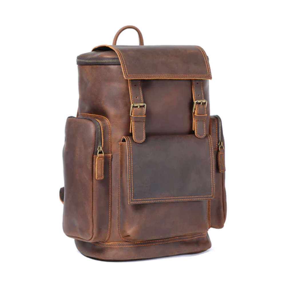 Leder Laptop-Rucksack | Alexander