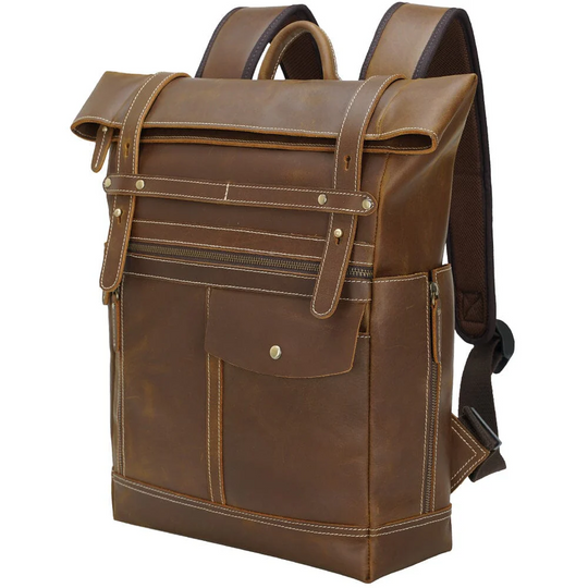 VINSON - Leder Laptop-Buchtasche
