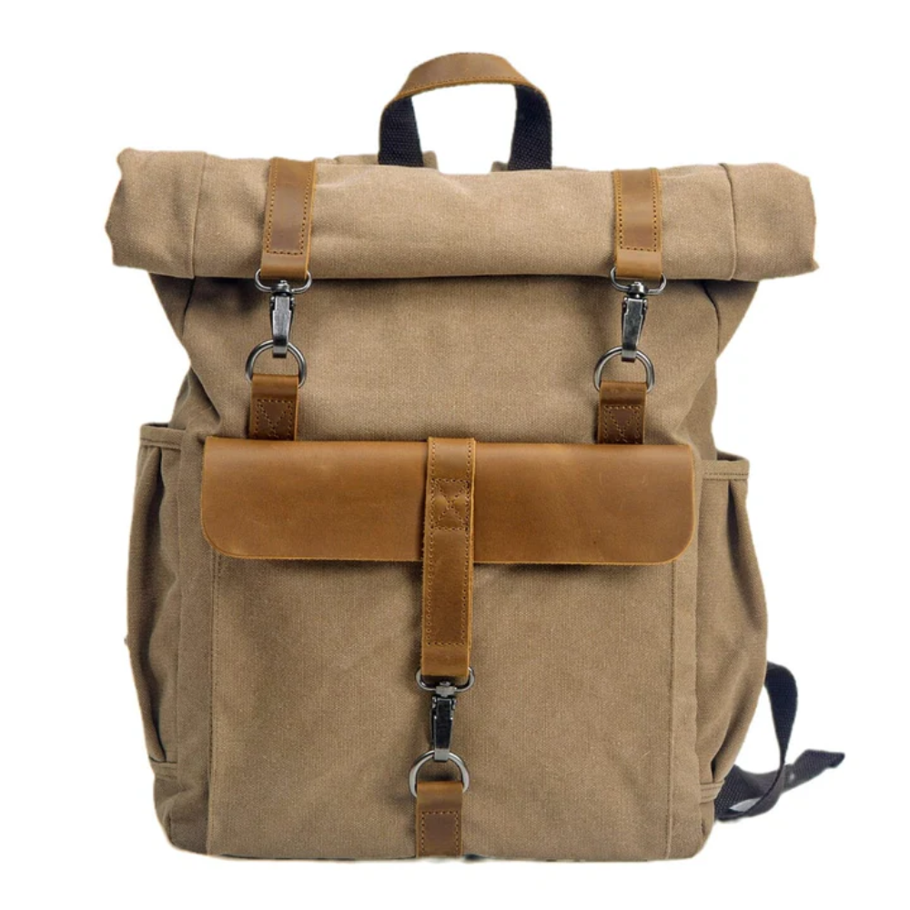 LENNO – Canvas Rolltop Rucksack