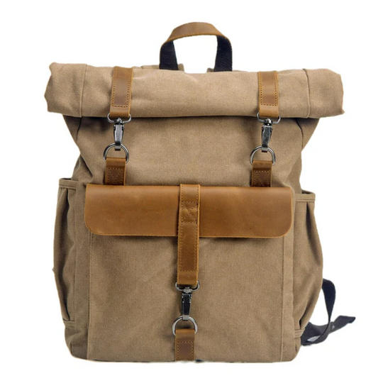 LENNO – Canvas Rolltop Rucksack