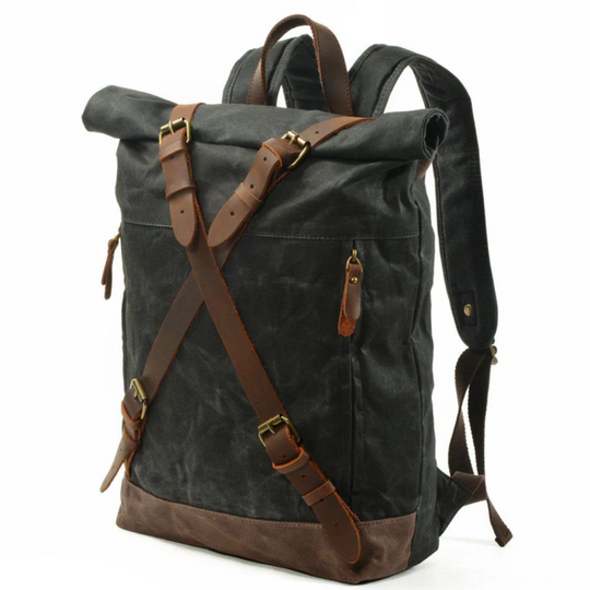 WEXEN – Canvas Rucksack mit Kreuzgurten