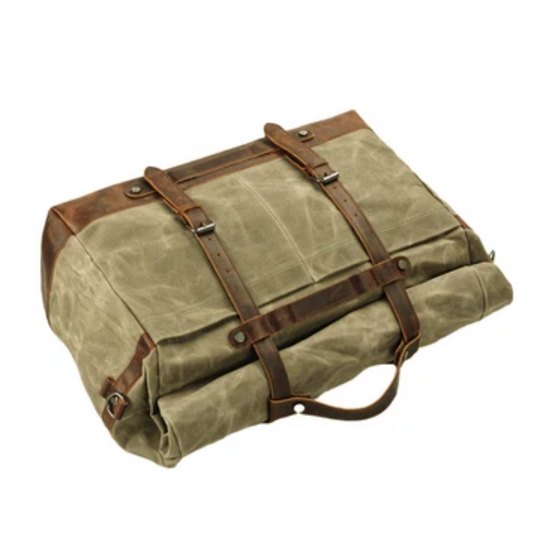 HALTI - Duffle Bag aus gewachstem Canvas