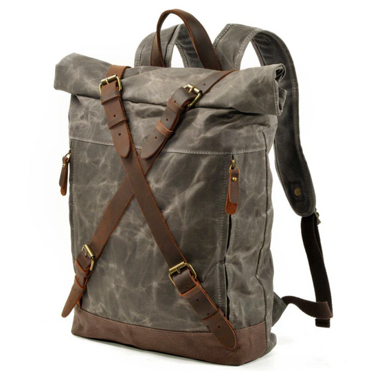 WEXEN – Canvas Rucksack mit Kreuzgurten