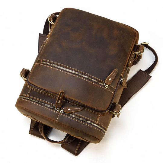 NOVOA - Leder Rucksack Rucksack