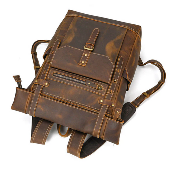 Leder Laptop Rucksack für Herren |  Kaiser
