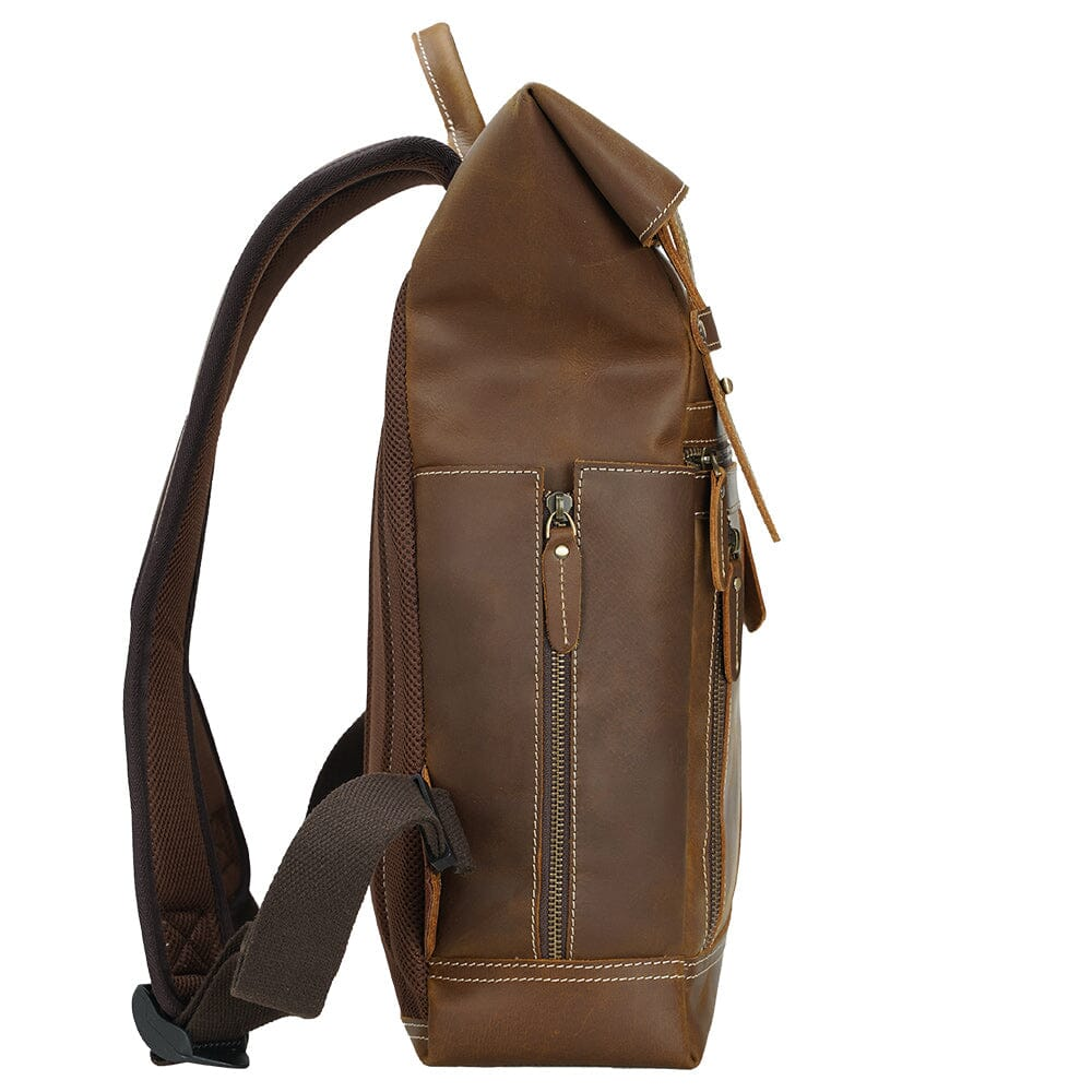 VINSON - Leder Laptop-Buchtasche