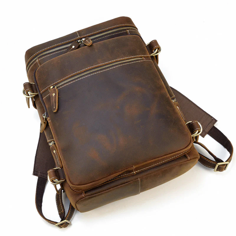 NOVOA - Leder Rucksack Rucksack