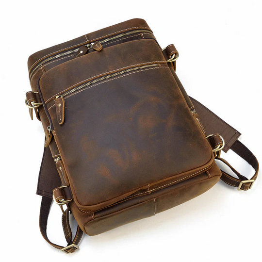 NOVOA - Leder Rucksack Rucksack