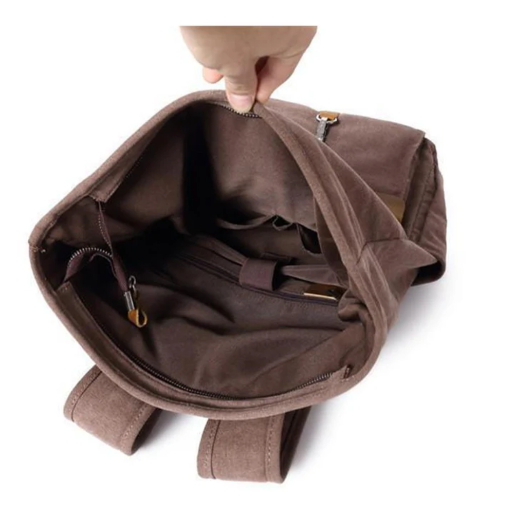 LENNO – Canvas Rolltop Rucksack