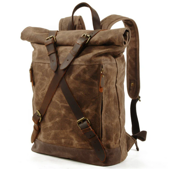 WEXEN – Canvas Rucksack mit Kreuzgurten