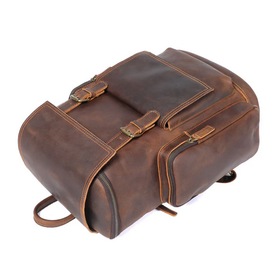 Leder Laptop-Rucksack | Alexander