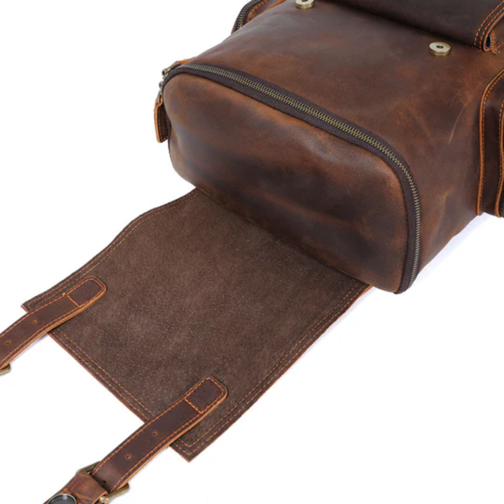 Leder Laptop-Rucksack | Alexander