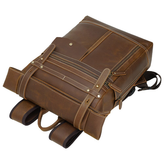 VINSON - Leder Laptop-Buchtasche