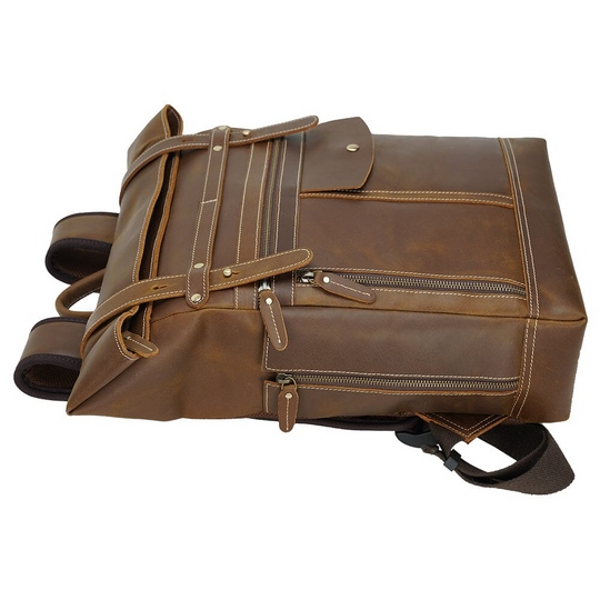 VINSON - Leder Laptop-Buchtasche