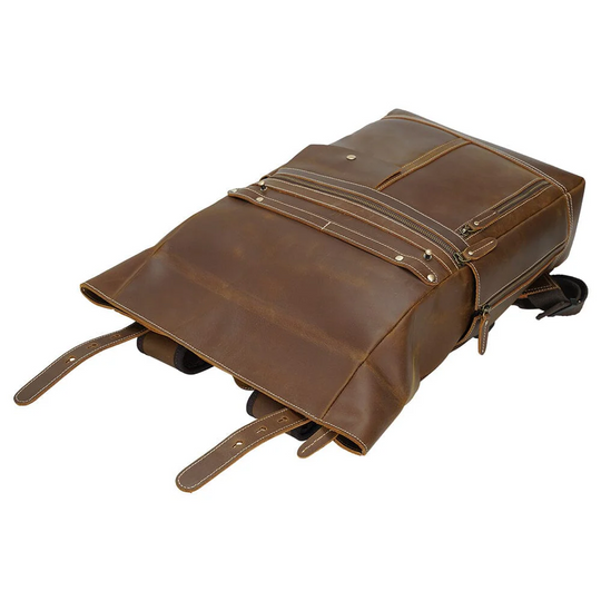 VINSON - Leder Laptop-Buchtasche
