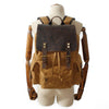 ALVAR – Vintage Canvas Rucksack Herren mit Lederklappe