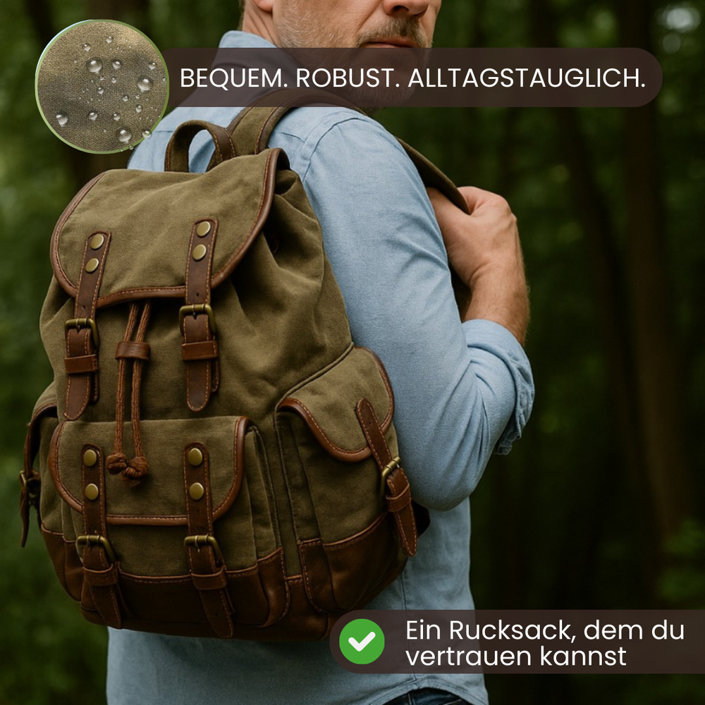 Arvid – Robuster & Wasserdichter Canvas Rucksack