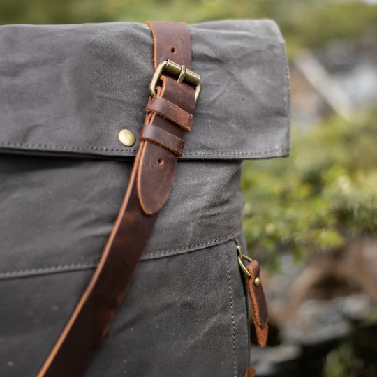 WEXEN – Canvas Rucksack mit Kreuzgurten