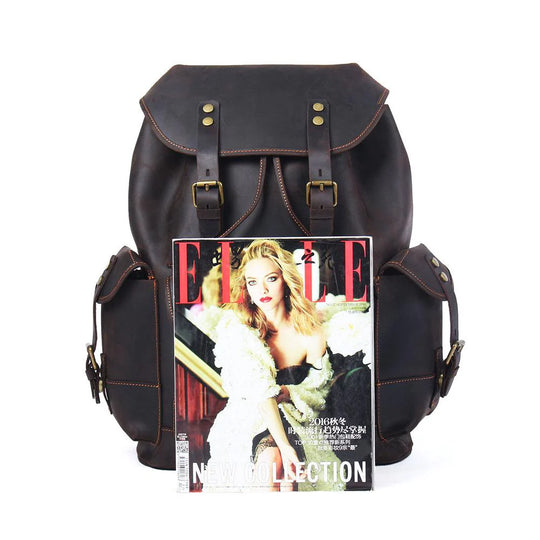 Leder-Reiserucksack – Klaus