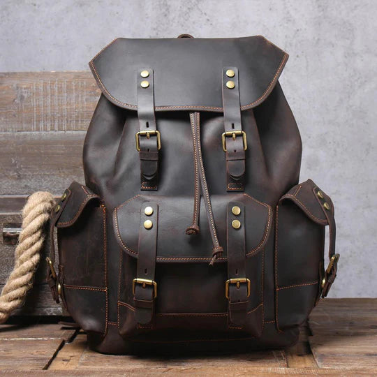 Leder-Reiserucksack – Klaus