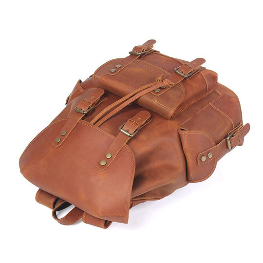 Leder-Reiserucksack – Klaus