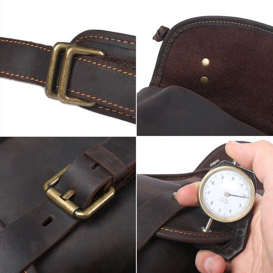 Leder-Reiserucksack – Klaus
