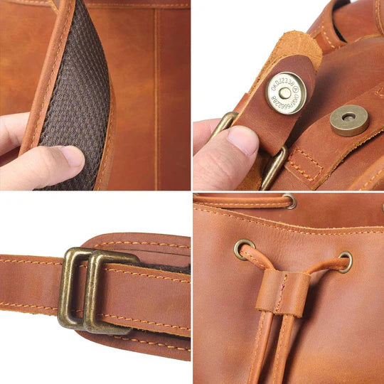 Leder-Reiserucksack – Klaus