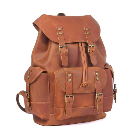 Leder-Reiserucksack – Klaus
