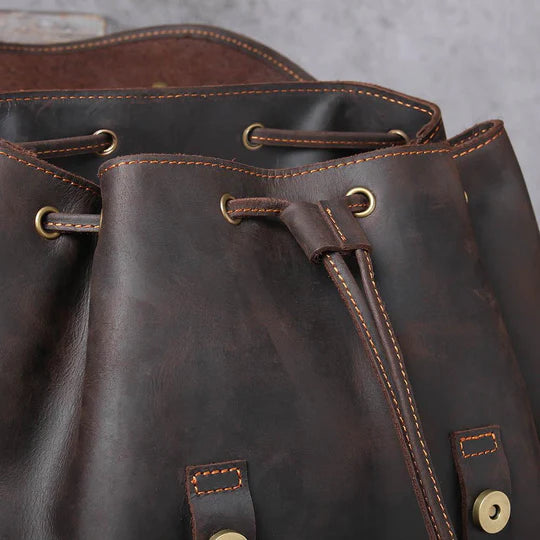 Leder-Reiserucksack – Klaus