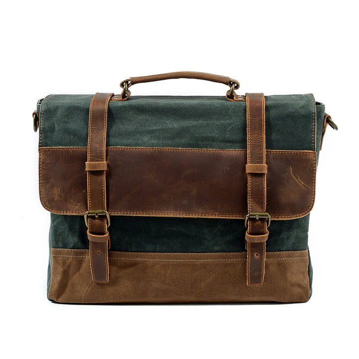 Waxed Canvas Messenger Bag | WINNIPEG